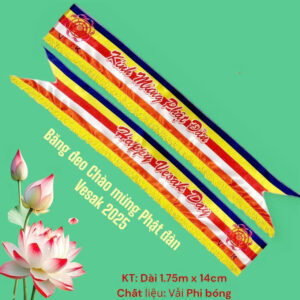 Băng Đeo Chào Mừng Phật Đản - Băng Đeo